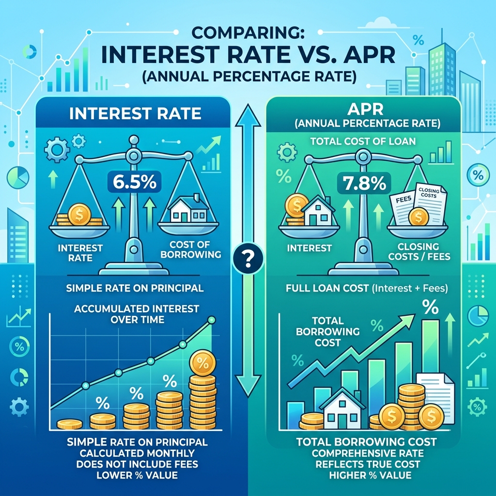 APR vs Interest Rate: What's the Difference?
